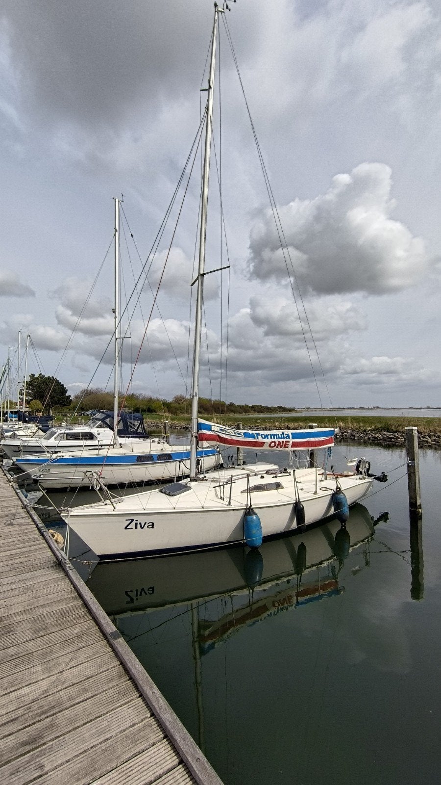 Hunter Formula One - Snelle en complete sportieve kielboot, Watersport en Boten, Kajuitzeilboten en Zeiljachten, Ophalen, Gebruikt