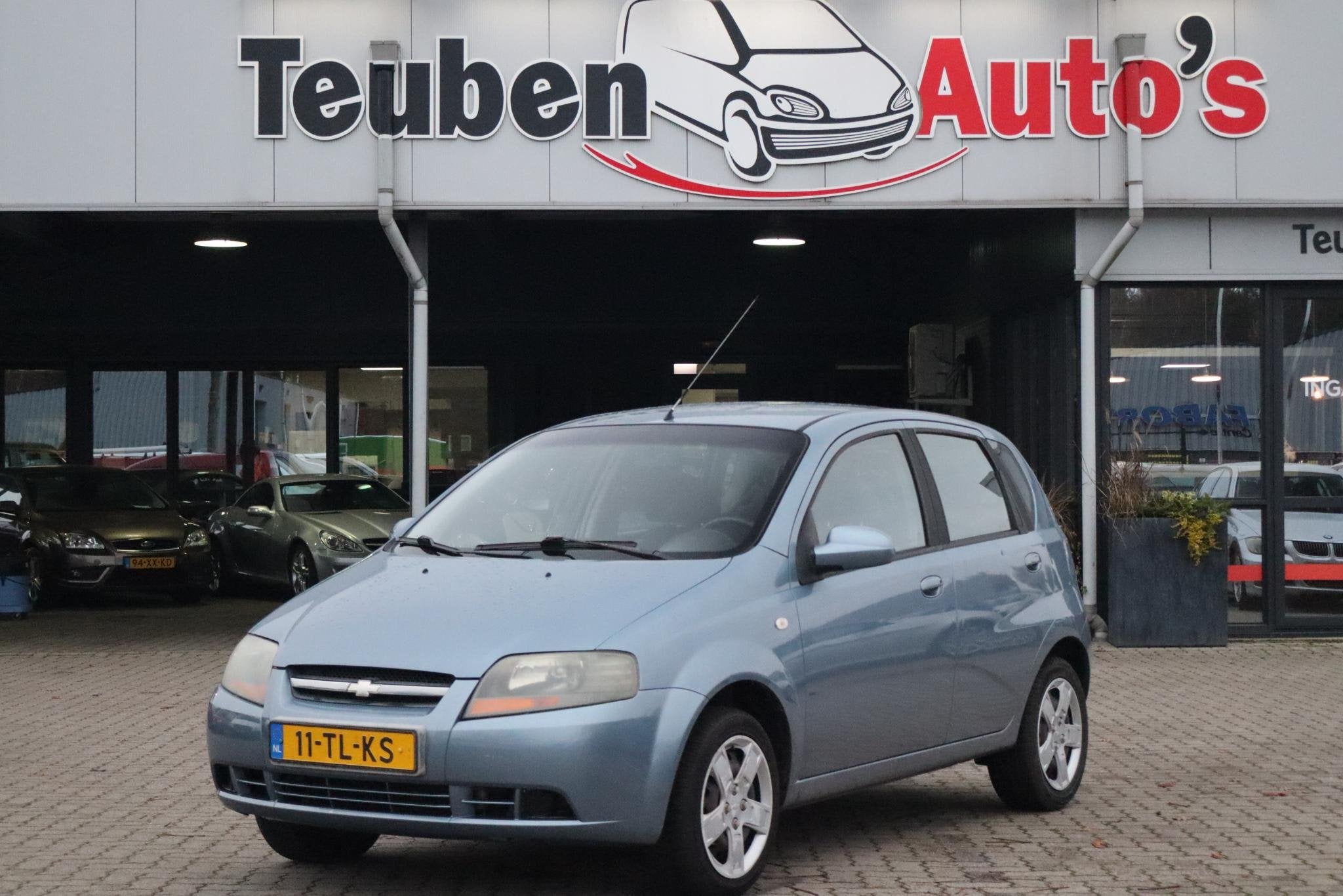 Chevrolet Kalos 1.4-16V Style Airco, Radio cd speler, Nieuw, Voorwielaandrijving, 4 cilinders, Origineel Nederlands, Bedrijf