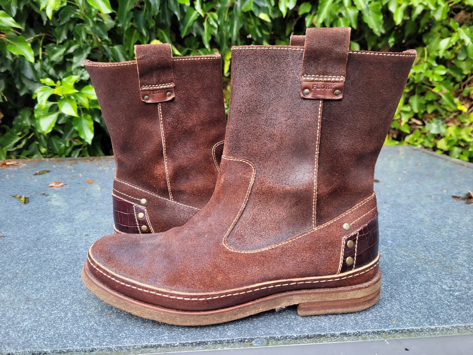 Floris van Bommel laarzen heren Maat 40 1/2, Bruin, Boots, Floris van Bommel, Ophalen of Verzenden