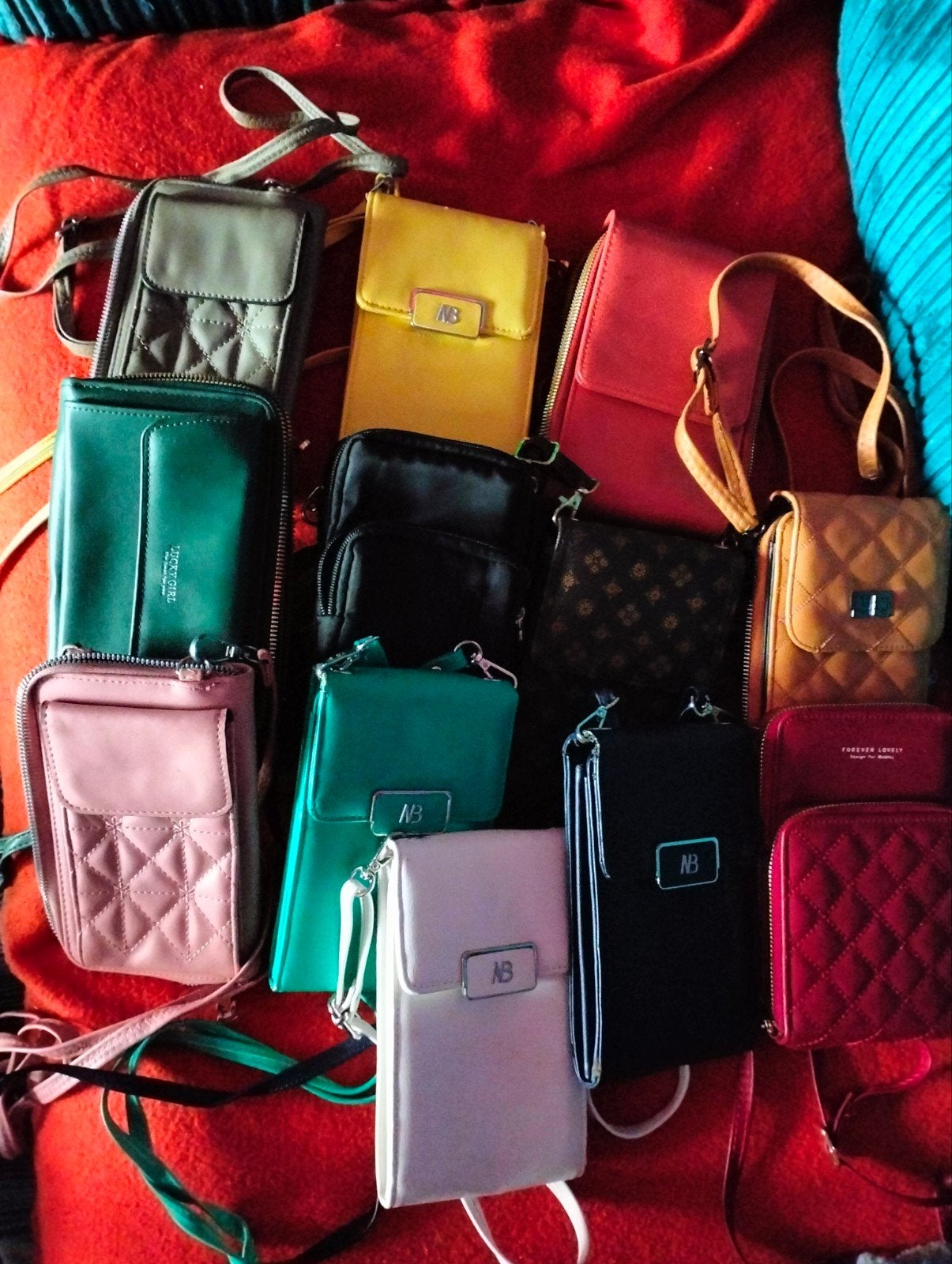 Crossbody tasjes in diverse kleuren, Sieraden, Tassen en Uiterlijk, Tassen | Damestassen, Ophalen, Nieuw, Blauw, Schoudertasje