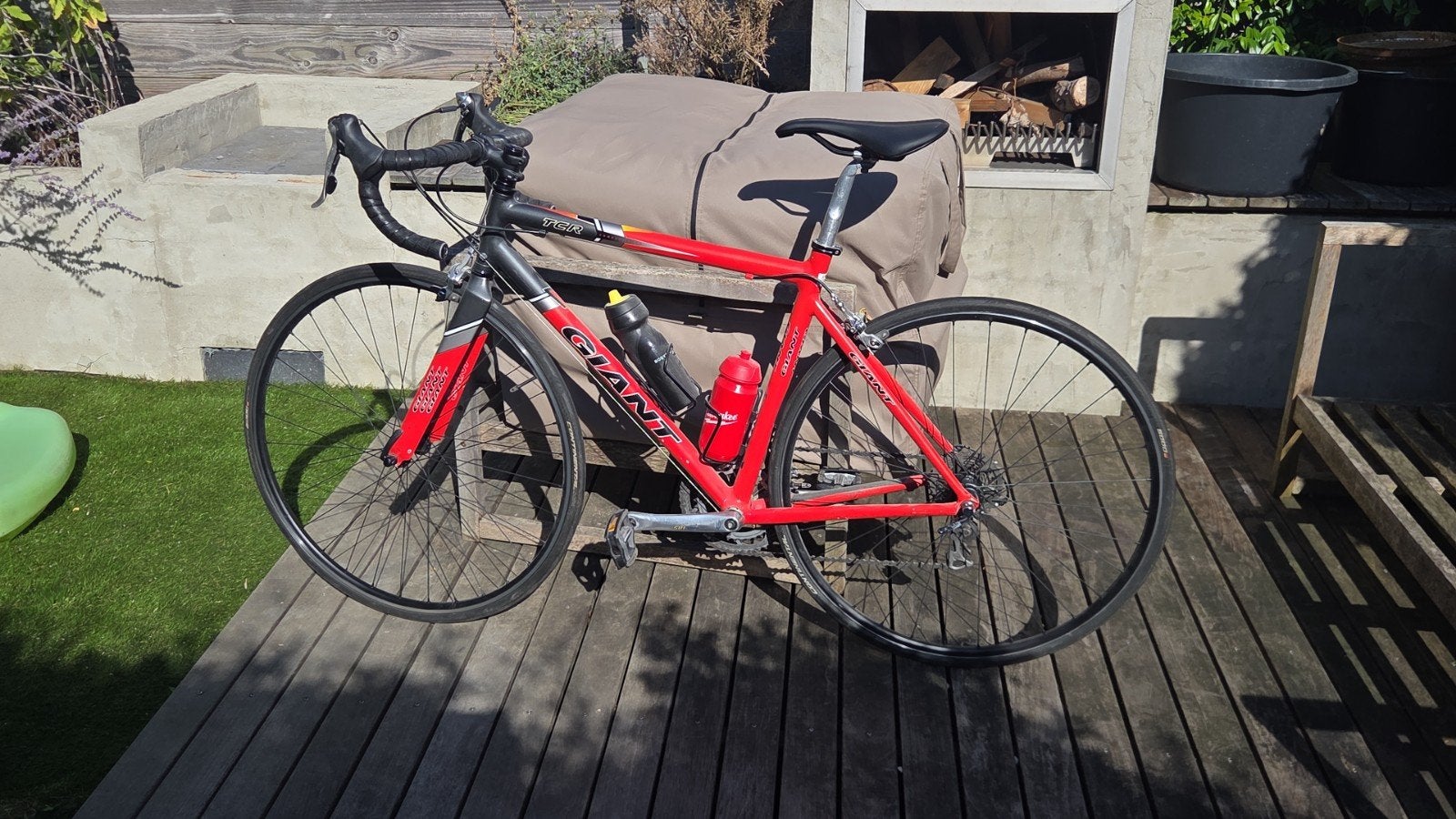 Giant TCR Racefiets 2x9 Shimano 105 50cm, Ophalen, Minder dan 10 versnellingen, Gebruikt, Giant