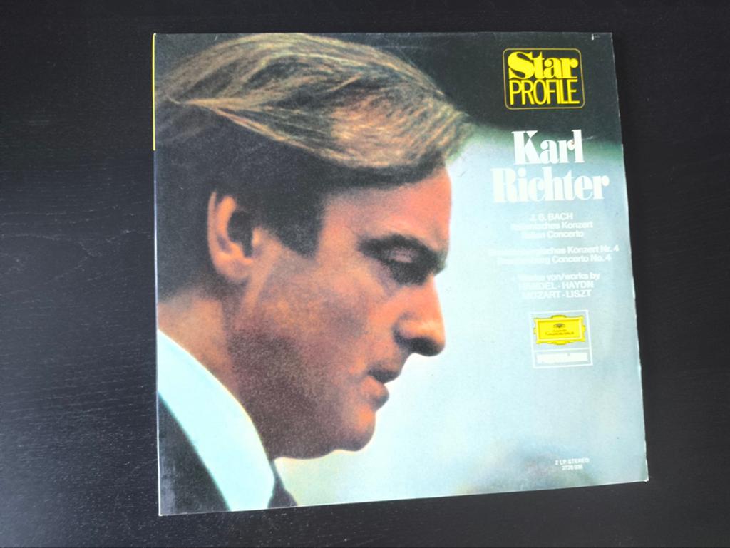 Bach star profile Karl richter lp, Ophalen of Verzenden, Zo goed als nieuw, 12 inch