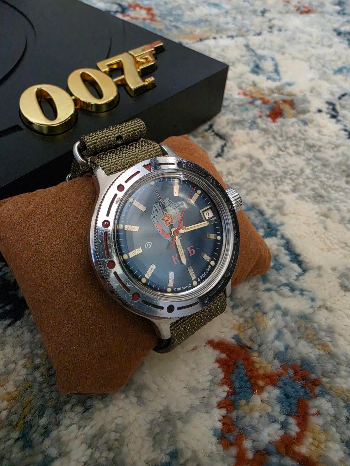 Vostok Amphibia KGB horloge (1990), Ophalen, Zo goed als nieuw, Polshorloge, Overige merken