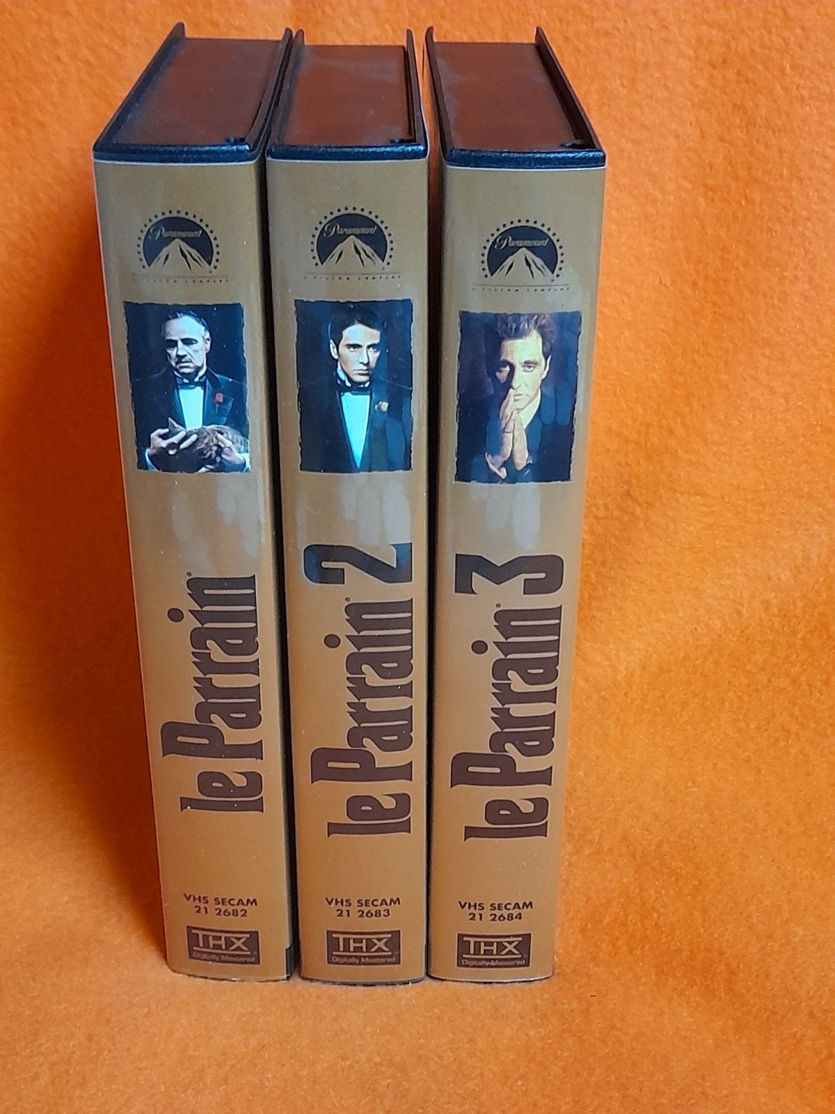 Le Parrain (The Godfather, trilogie) (France SECAM), Cd's en Dvd's, VHS | Film, Gebruikt, Vanaf 16 jaar, Ophalen of Verzenden