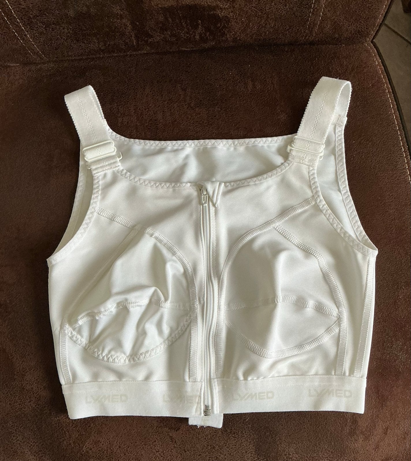 2x Lymed Compressie BH met prothese pocket rechts, Kleding | Dames, Ophalen of Verzenden, Wit, BH