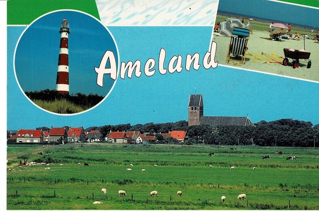 Ameland, Ophalen of Verzenden, 1960 tot 1980, Gelopen, Waddeneilanden