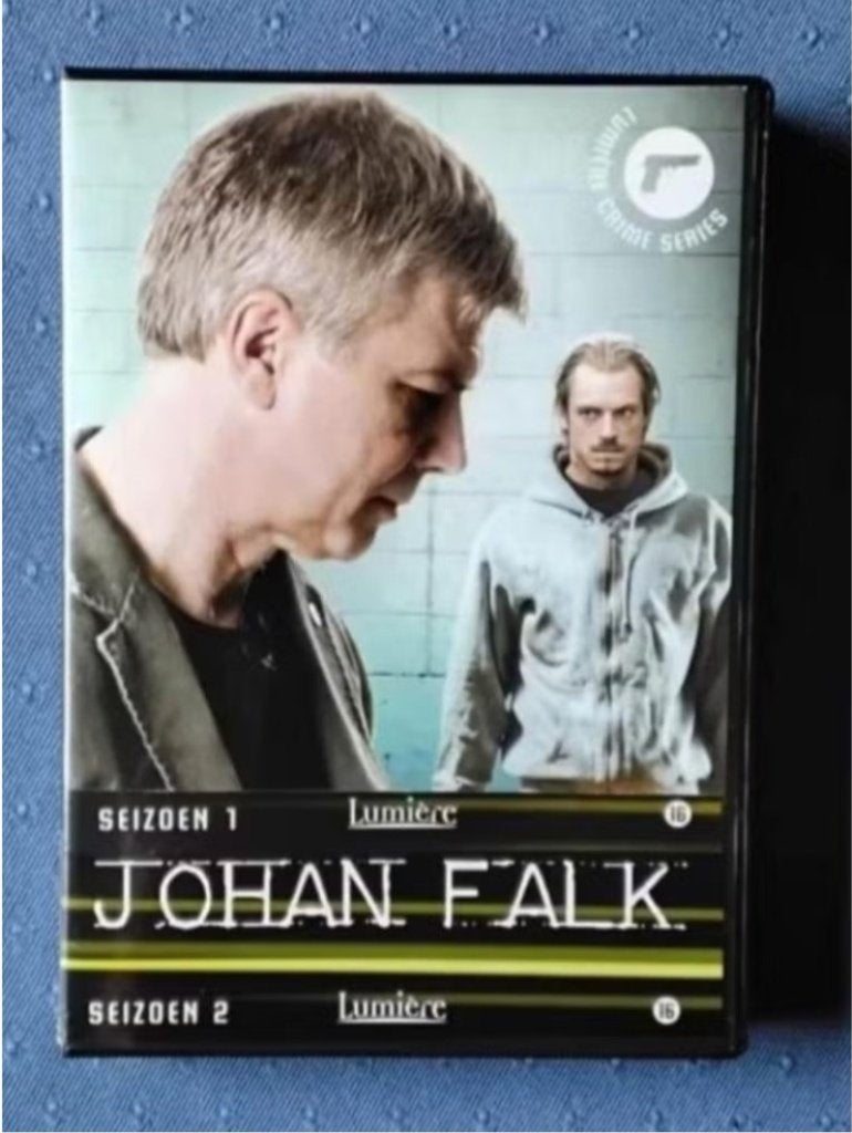 DVD Johan Falk seizoen 1 én 2 (Lumière), Vanaf 16 jaar, Ophalen, Zo goed als nieuw, Thriller