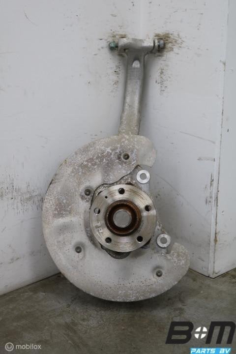 Wiellagerhuis + wiellager LV Audi A6 4G FL 40km 4G0407241D, Gebruikt