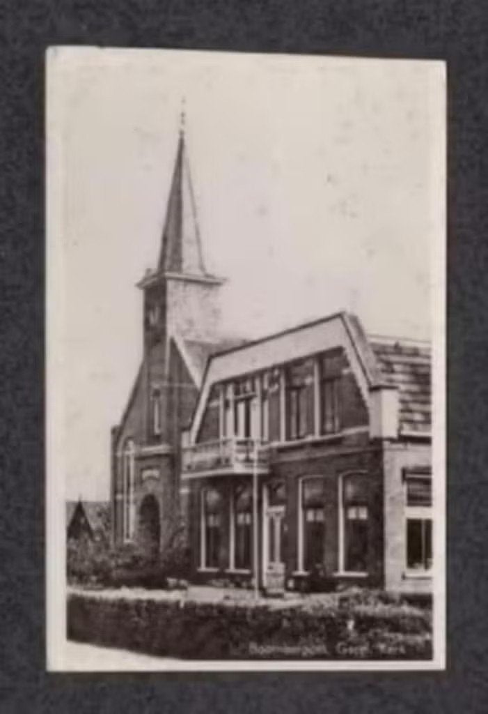 Boornbergum Gereformeerde Kerk 1951., Ophalen of Verzenden, 1940 tot 1960, Gelopen, Friesland