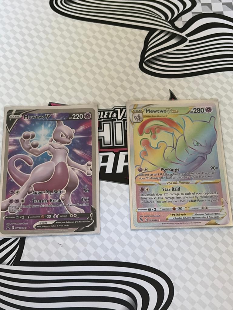Mewtwo V & Mewtwo VSTAR Pokémon kaarten, Ophalen of Verzenden, Nieuw, Meerdere kaarten