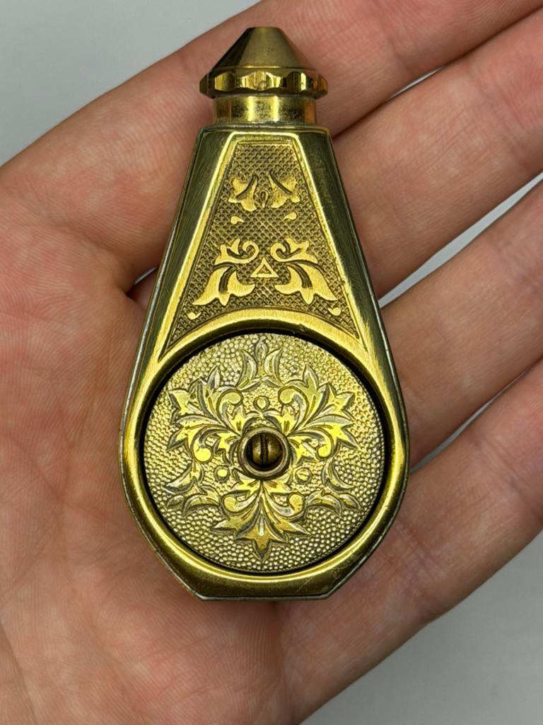 Zeldzaam antiek Art Deco parfumflesje voor in de zak, Antiek en Kunst, Ophalen of Verzenden