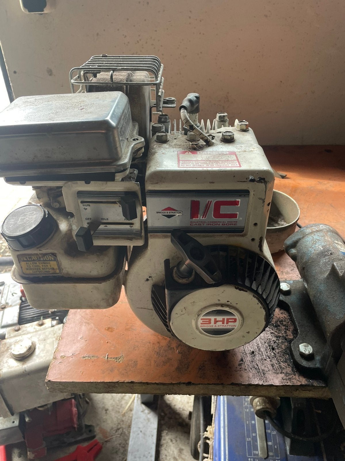 3pk Briggs and Stratton motor met vertraging, Ophalen, Gebruikt, Benzinemotor, 1800 rpm of meer