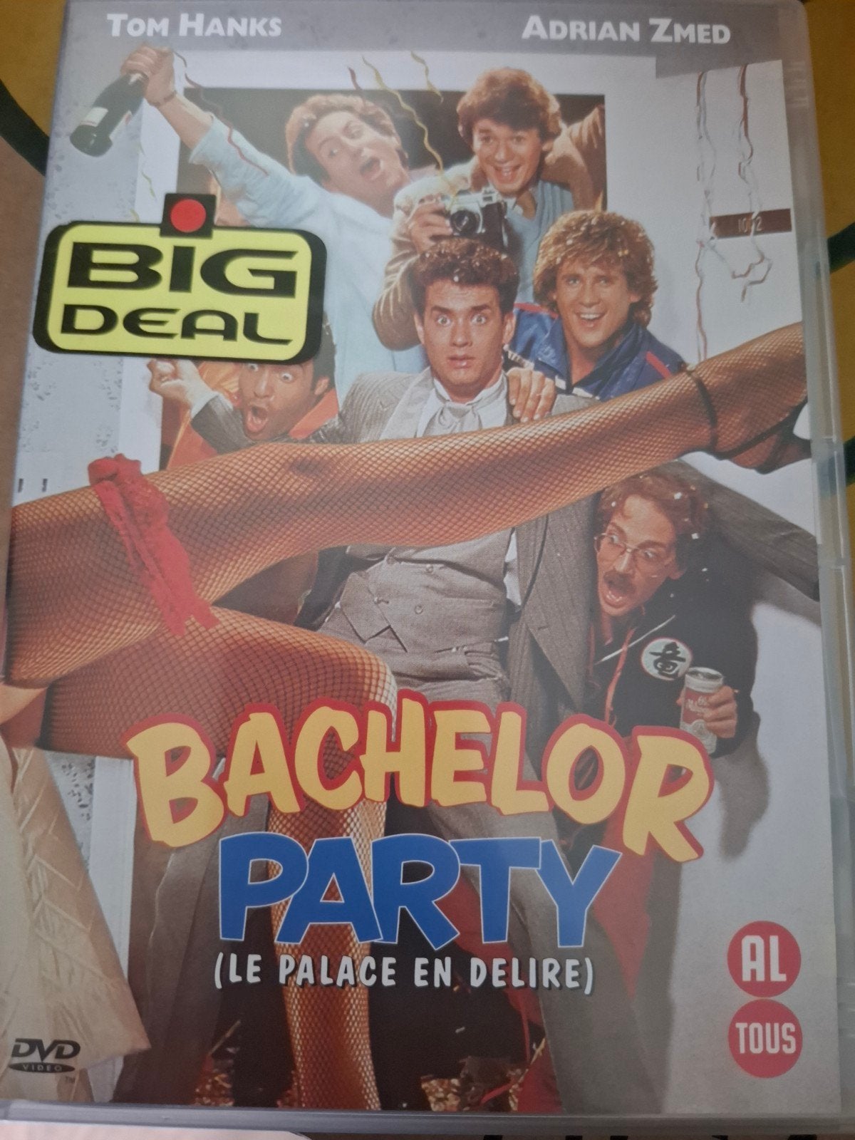 Bachelor Party (DVD) - Tom Hanks Komedie, Cd's en Dvd's, Gebruikt, Alle leeftijden, Inclusief doosje, Romantische komedie