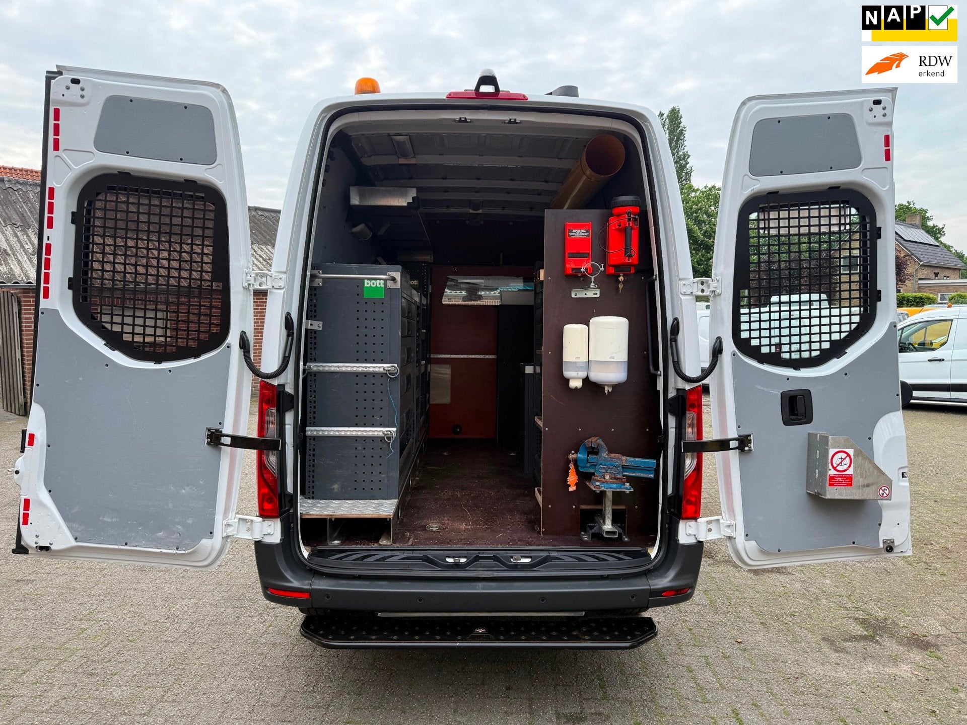 Mercedes-Benz Sprinter 314 2.2 CDI L2H2 servicewagen bott in, Automaat, Achterwielaandrijving, Gebruikt, Euro 6