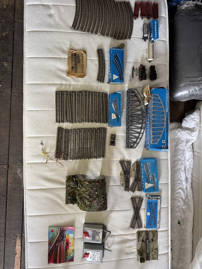 Märklin HO trein en rails set, Wisselstroom, Ophalen of Verzenden, Märklin, Gebruikt