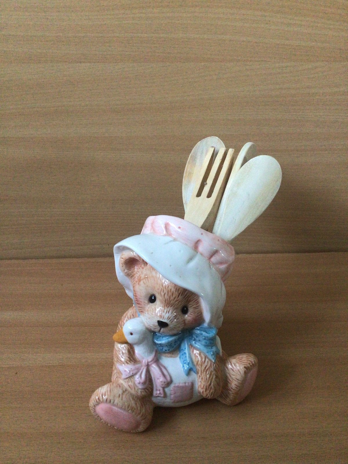 Cherished Teddies Lepelpot, Verzamelen, Beren en Cherished Teddies, Ophalen, Zo goed als nieuw, Beeldje, Cherished Teddies