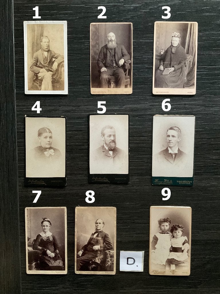 CDV - Carte de Visite D .... Losse Verkoop Mogelijk., Ophalen, Gebruikt, Foto, Voor 1940