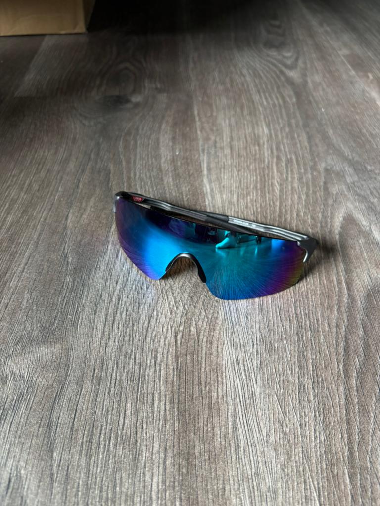 Oakley EV zero blade, Sieraden, Tassen en Uiterlijk, Zonnebrillen en Brillen | Heren, Ophalen, Zo goed als nieuw, Blauw, Oakley