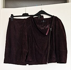 Mart Visser Set Leder Jasje en Rok maat 44/46, Mart Visser, Ophalen, Zo goed als nieuw