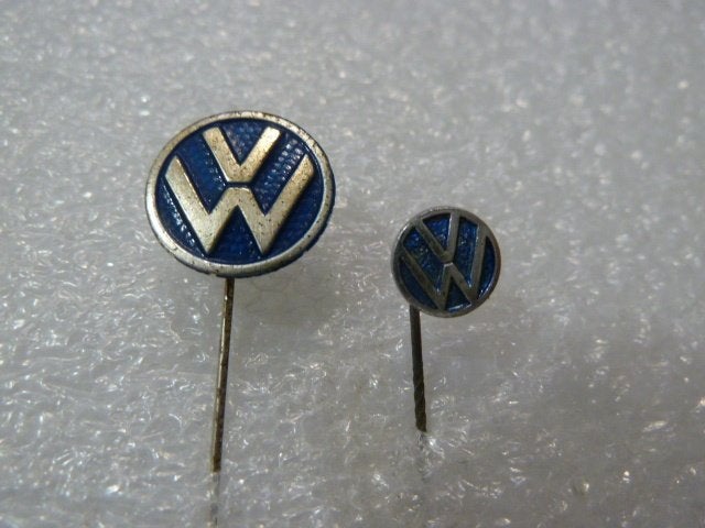 Vintage Volkswagen VW Speldjes / Pins - Set van 2, Ophalen of Verzenden, Gebruikt, Merk, Speldje of Pin