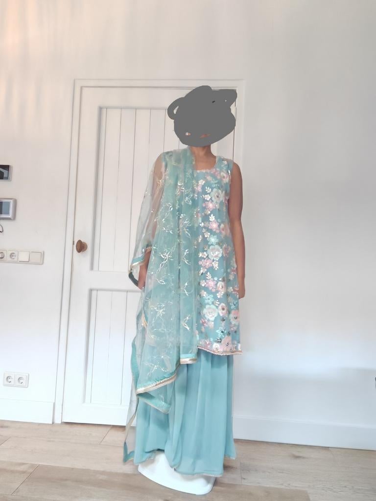 Lehenga choli, pant suit, bollywood, churidar, ghagra mt xxl, Kleding | Dames, Gelegenheidskleding, Overige typen, Blauw, Maat 46/48 (XL) of groter