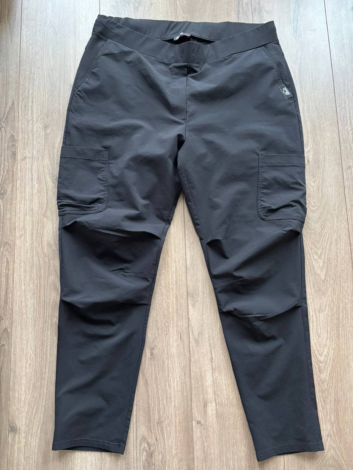 Zwart travelstof broek, &Co Women, 3XL, Ophalen, Zwart, Maat 46/48 (XL) of groter, Zo goed als nieuw