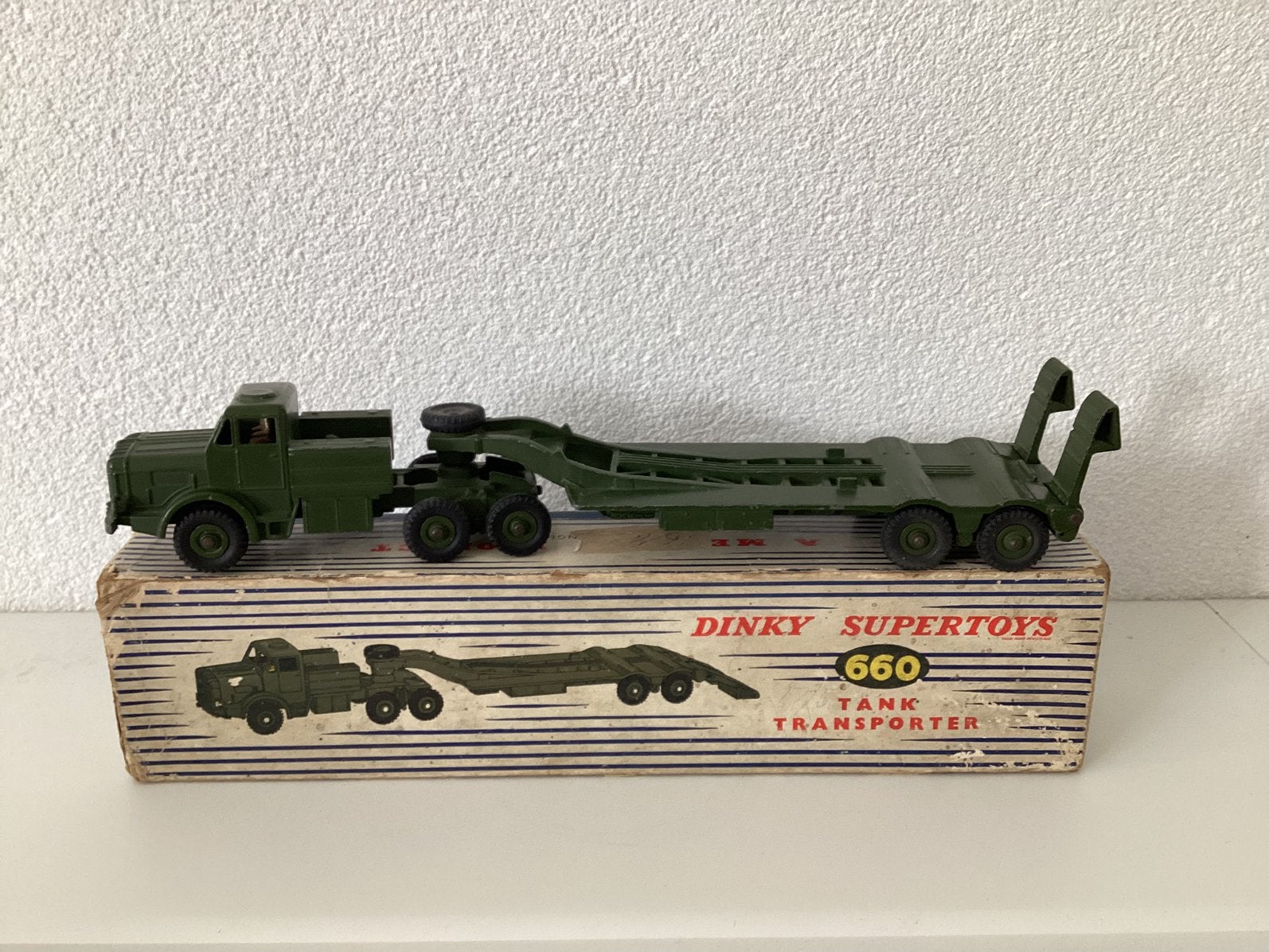 Dinky Supertoys 660 Tank Transporter, Ophalen of Verzenden, Gebruikt