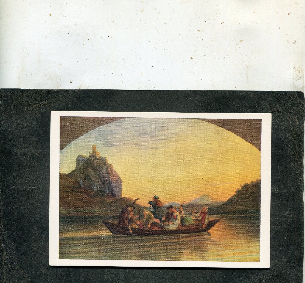 Ansicht Adrian Richter - Uberfahrt uber die Elbe am, Verzenden, 1980 tot heden, Ongelopen
