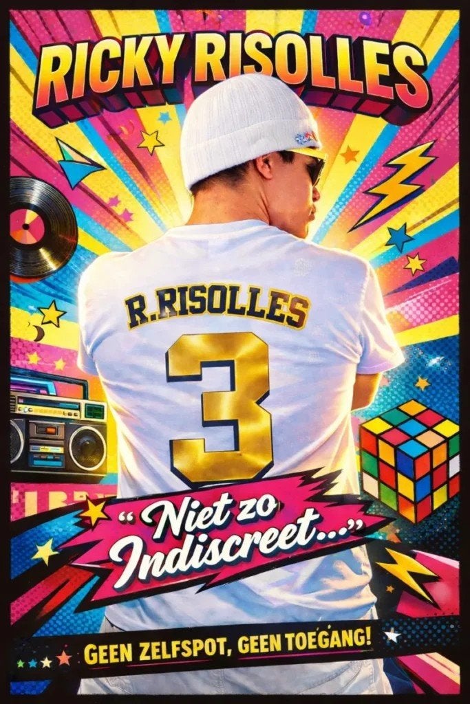 Ricky Risolles - Waalwijk De Leest (6 E-tickets) WEG=WEG, Tickets en Kaartjes, Theater | Cabaret en Komedie, Twee personen, Januari