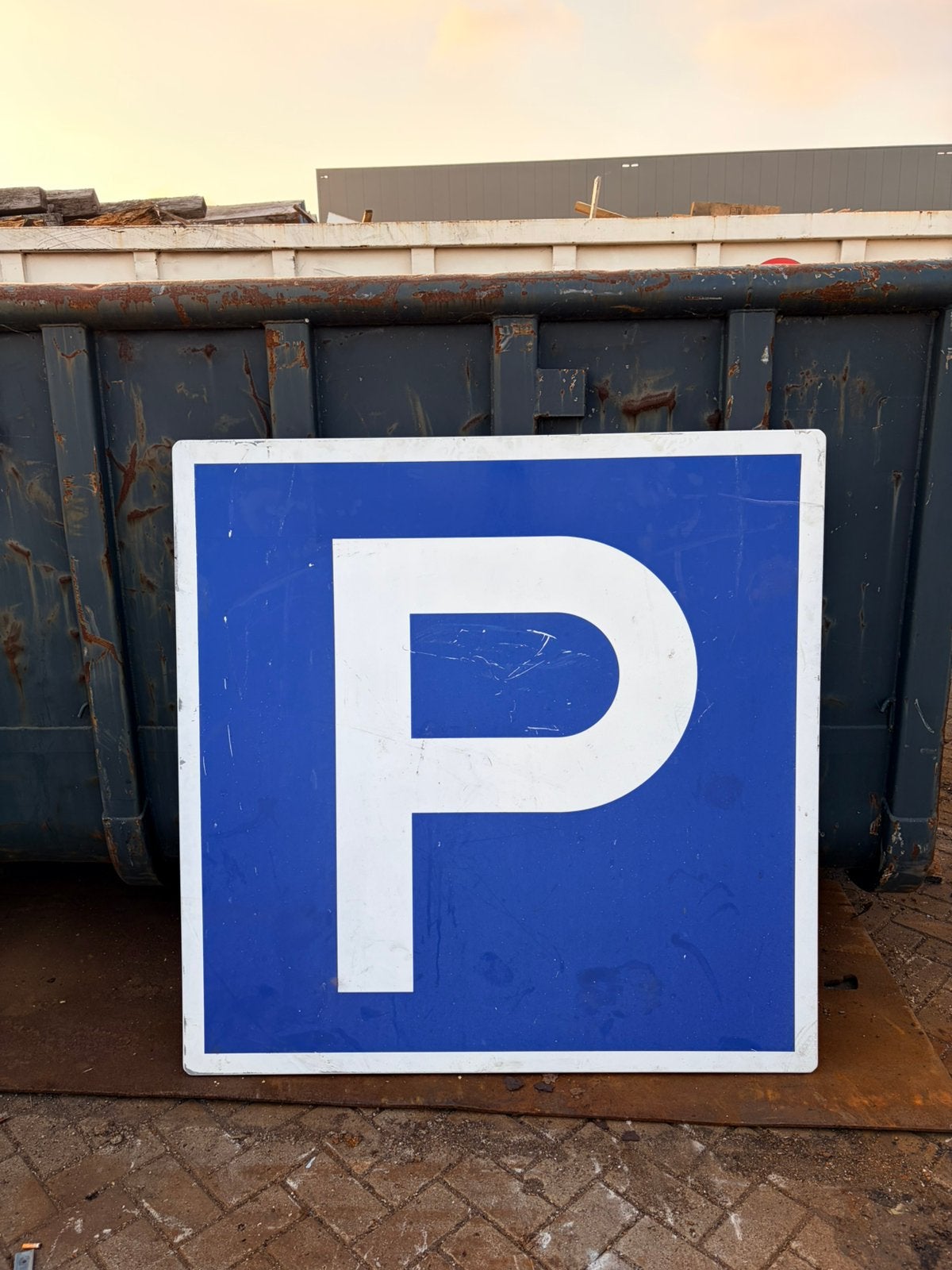 Parkeer bord, Ophalen