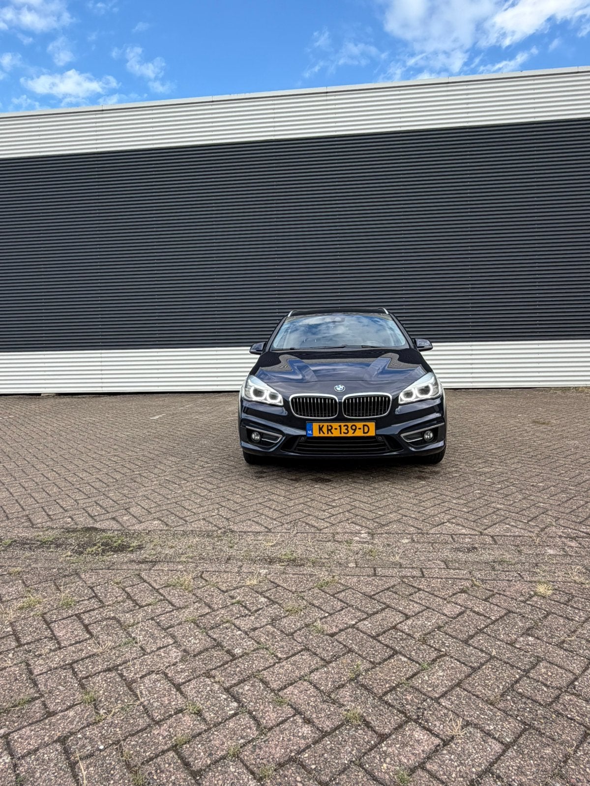 BMW 2-Serie Active Tourer 2.0 218D AUT 2016 Blauw, Auto's, BMW, 1995 cc, Euro 6, 4 cilinders, Blauw
