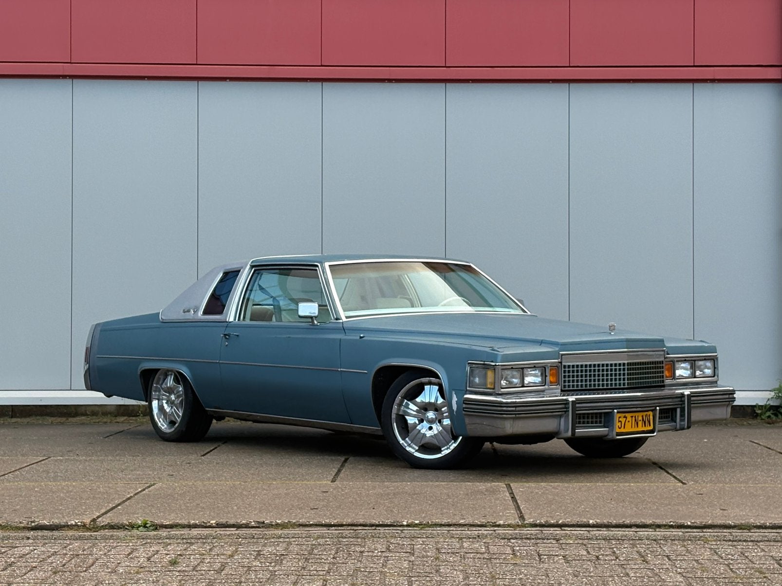 Cadillac Coupe de Ville | 1979 | 7.0 V8 | NL kent |, Automaat, 8 cilinders, Blauw, Bedrijf
