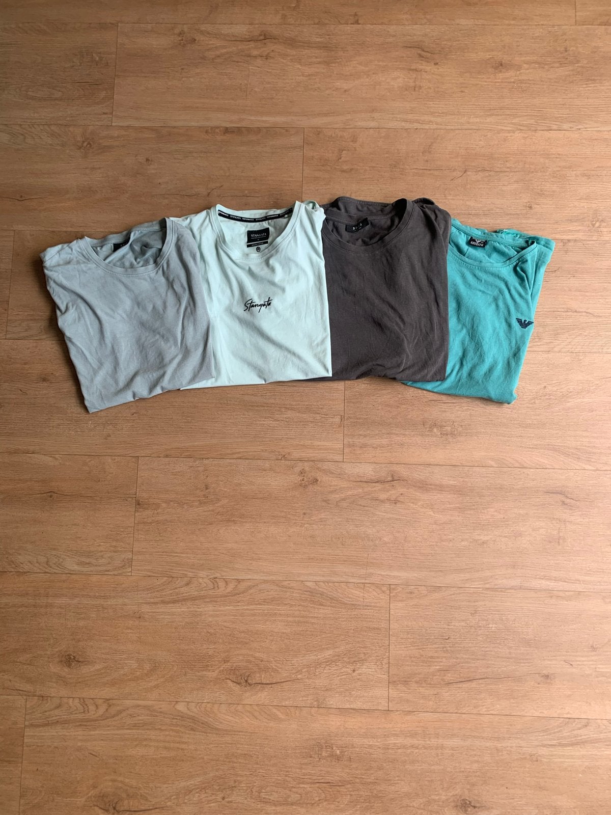 4 Heren T-shirts - Smog, Stangata, Emporio Armani, Ophalen of Verzenden, Gedragen, Overige maten, Meerkleurig