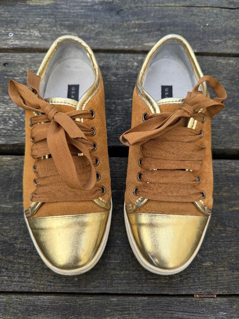 Glamorous sneakers goud m. 36, Overige kleuren, Verzenden, Sneakers of Gympen, Zo goed als nieuw