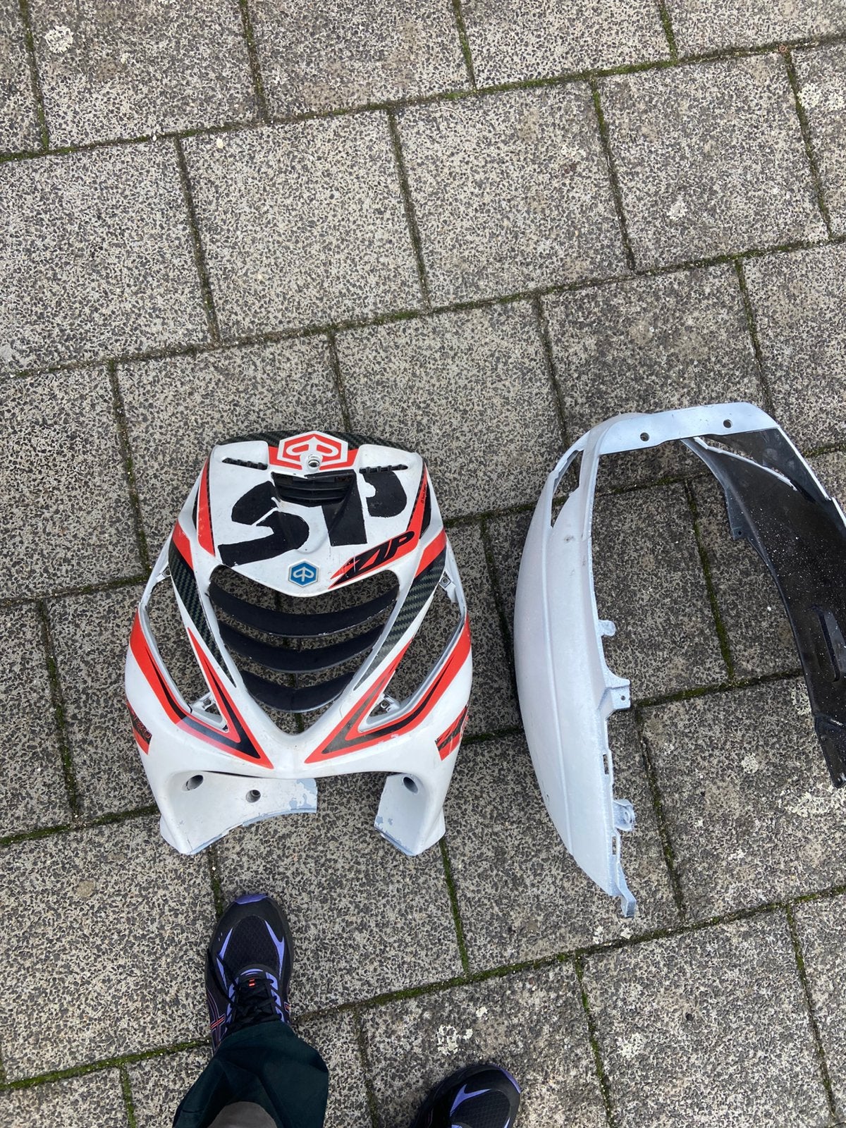 Zip sp kappenset WIT, Ophalen of Verzenden