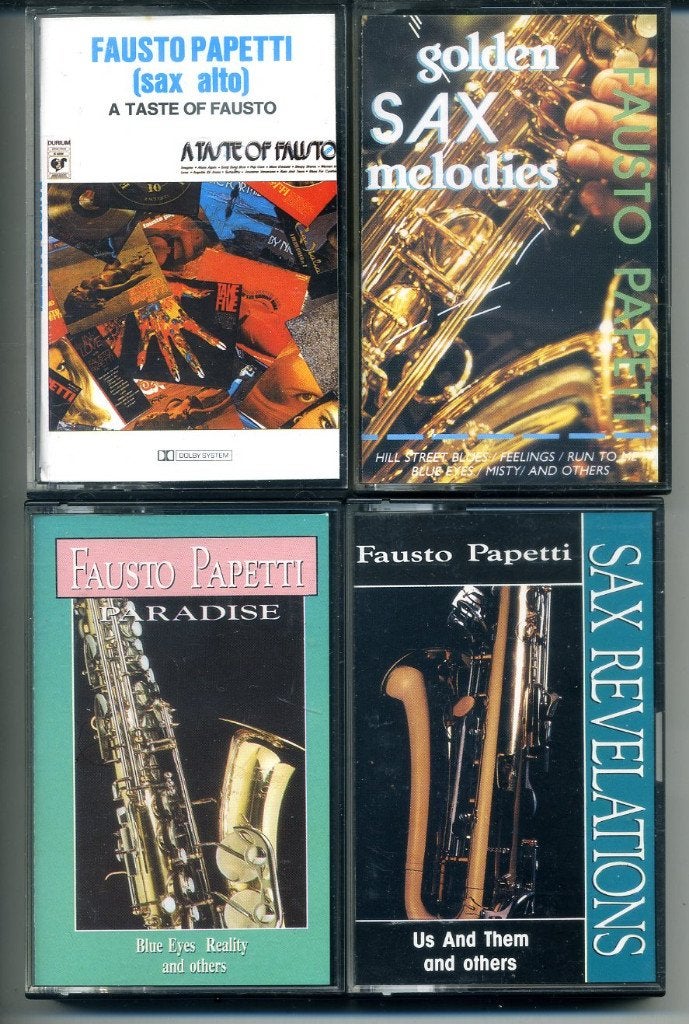 Fausto Papette 4 cassettes €3 per stuk 4 voor €8,00 ZGAN, 2 t/m 25 bandjes, Ophalen of Verzenden, Zo goed als nieuw, Origineel