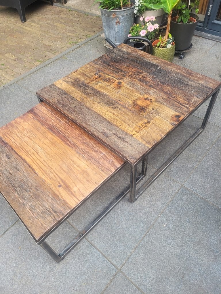 Salontafel set, 50 tot 100 cm, 50 tot 100 cm, Zo goed als nieuw, Minder dan 50 cm