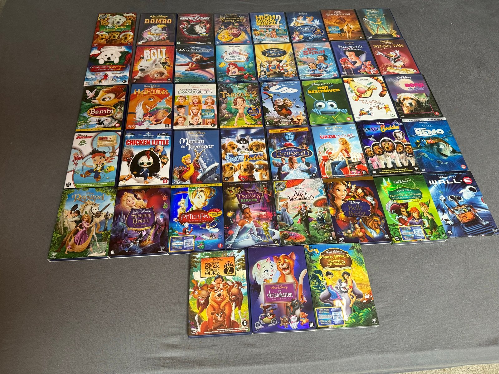 43 Disney Film Collectie - Diverse Klassiekers, Gebruikt, Animatie, Alle leeftijden, Box/collectie