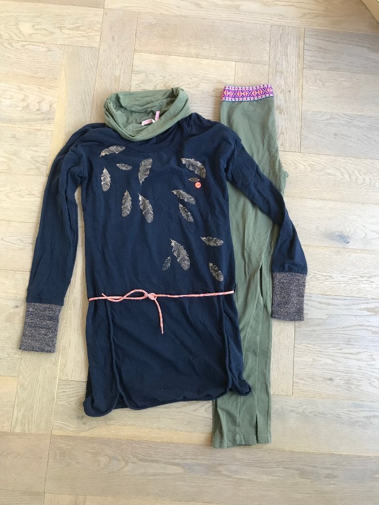 ZGAN Super gaaf jurkje van Nono 158/164, Kinderen en Baby's, Kinderkleding | Maat 158, Meisje, Ophalen of Verzenden, Jurk of Rok
