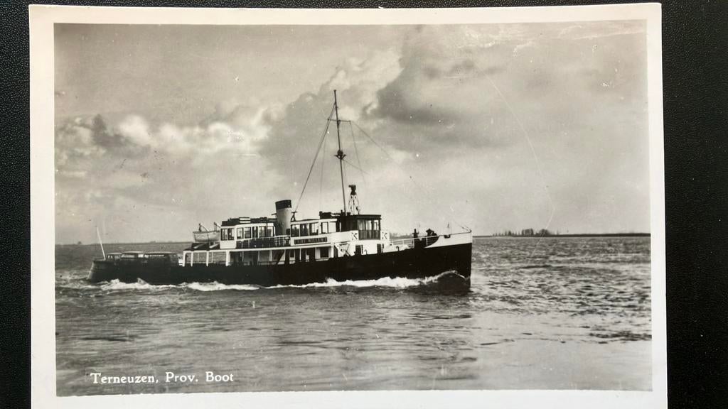 PSD Provinciale Boot Terneuzen Prins Willem I, Ophalen of Verzenden, Zo goed als nieuw, Kaart, Foto of Prent