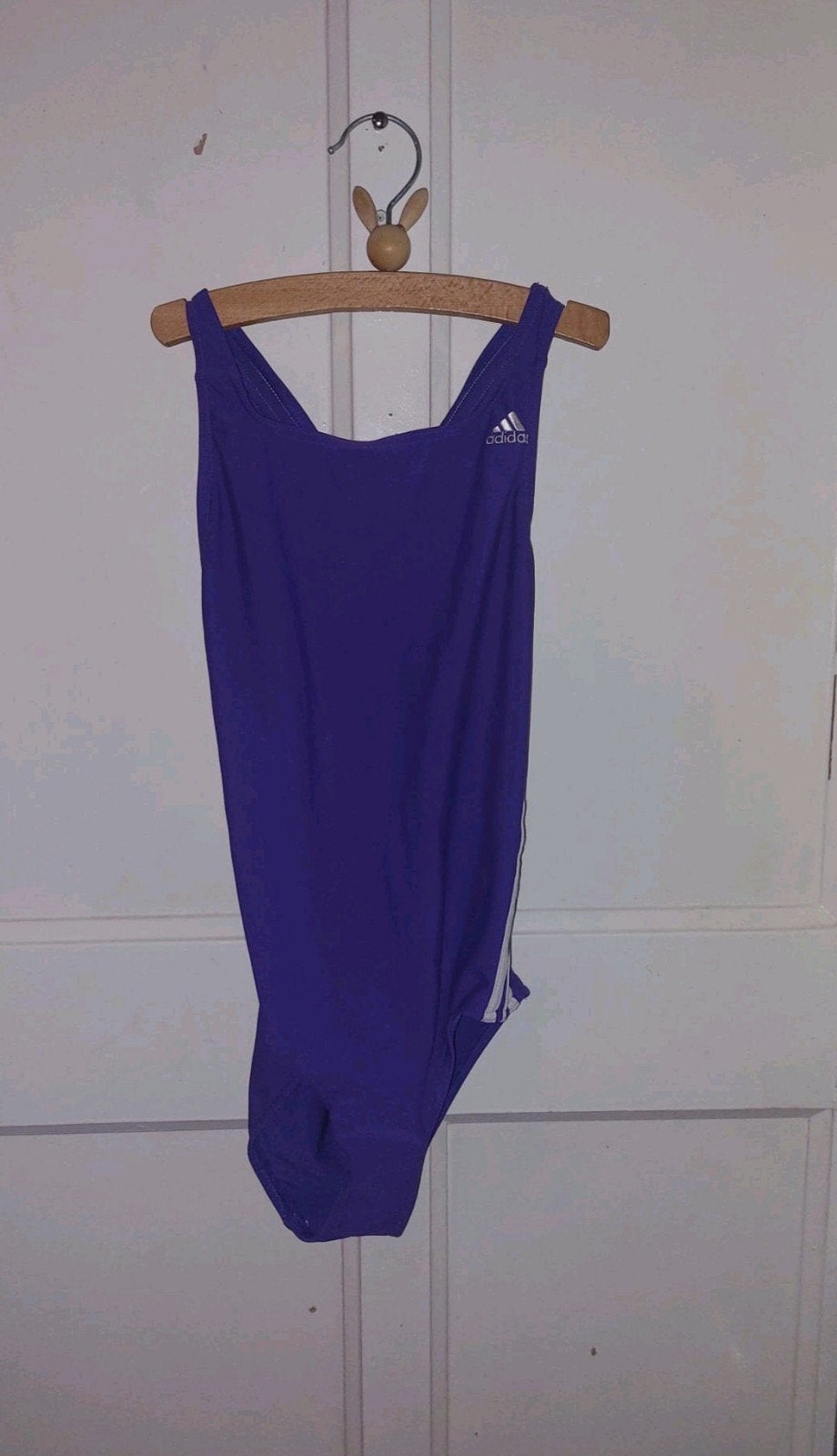 Mooi paars Adidas badpak maat 140-146 zo goed als nieuw, Ophalen of Verzenden, Meisje