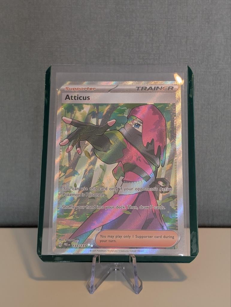 Pokémon kaart Atticus 133/131 – Prismatic Evolutions, Ophalen of Verzenden, Zo goed als nieuw