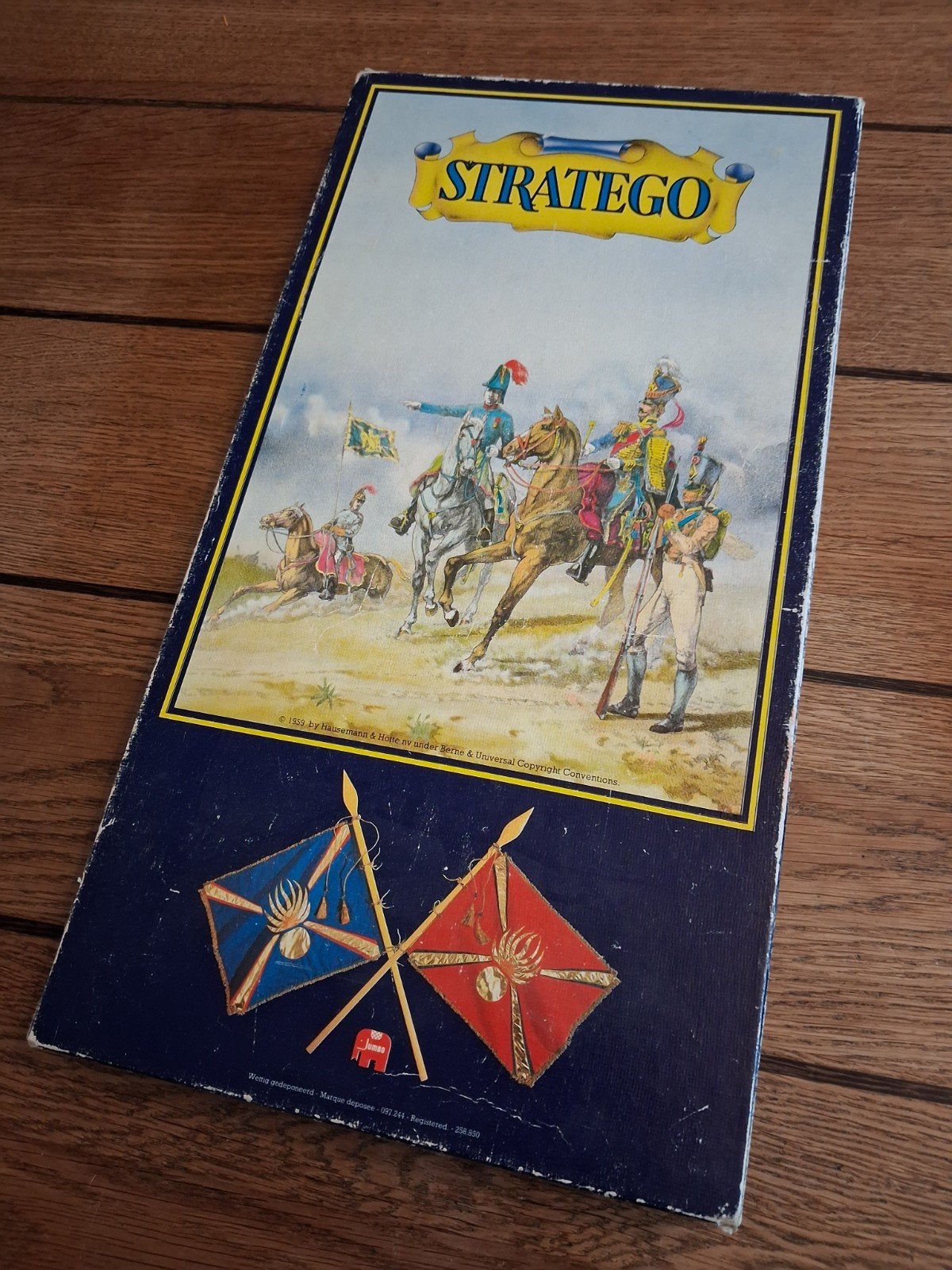 stratego spel vintage bordspel ronde torens o, Ophalen of Verzenden