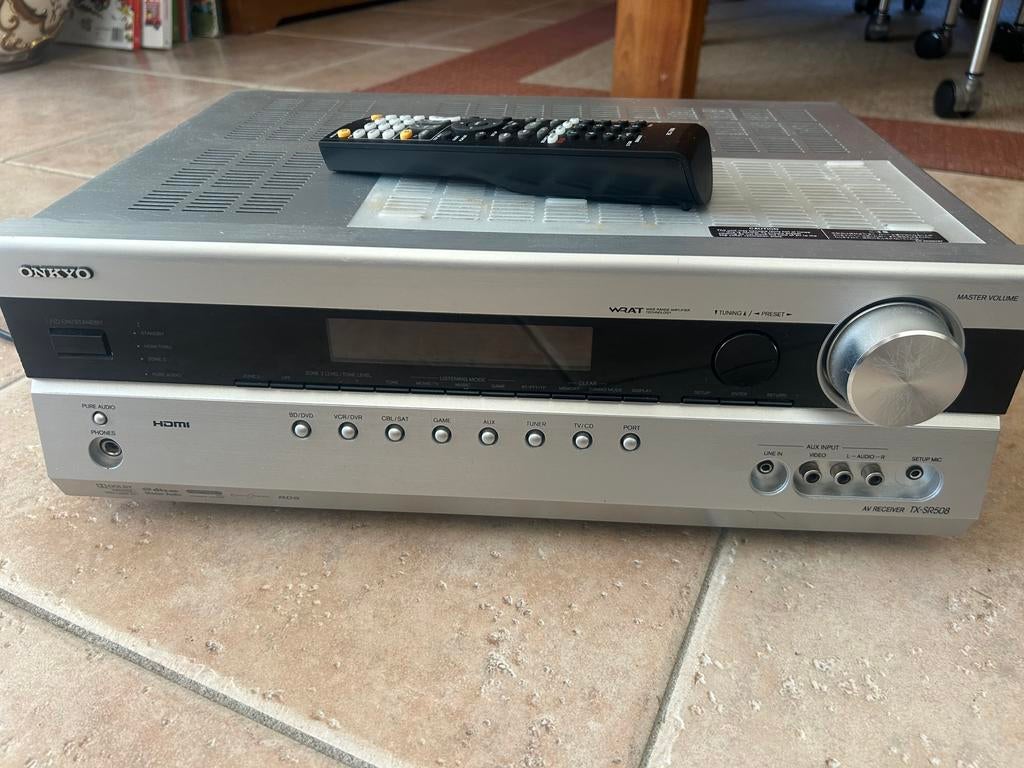 Onkyo receiver TX-SR508, Ophalen of Verzenden, Gebruikt, 120 watt of meer, Onkyo