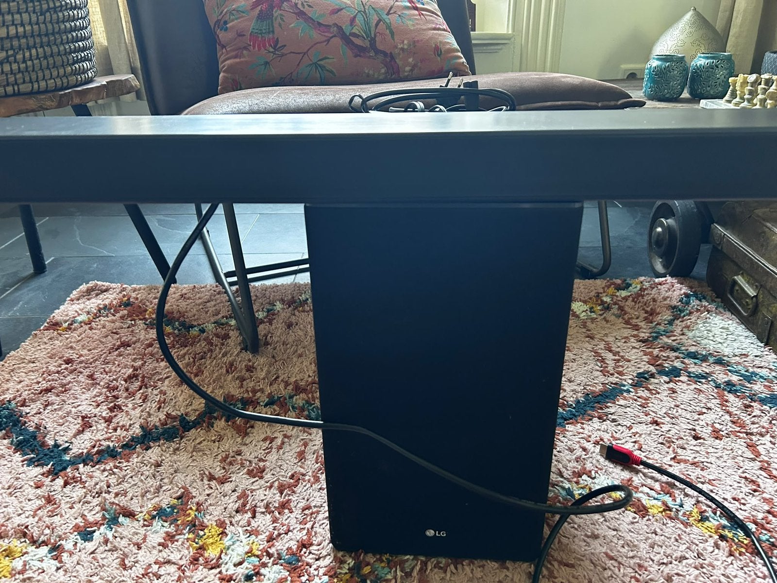 LG Soundbar met Subwoofer, Gebruikt, Subwoofer, Bluetooth, Ophalen