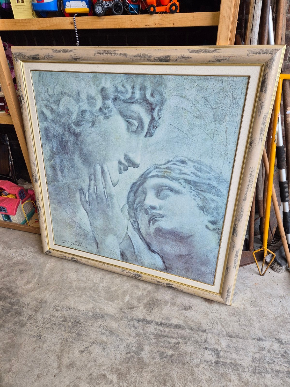Bijzondere grote plaat/schilderij, Ophalen