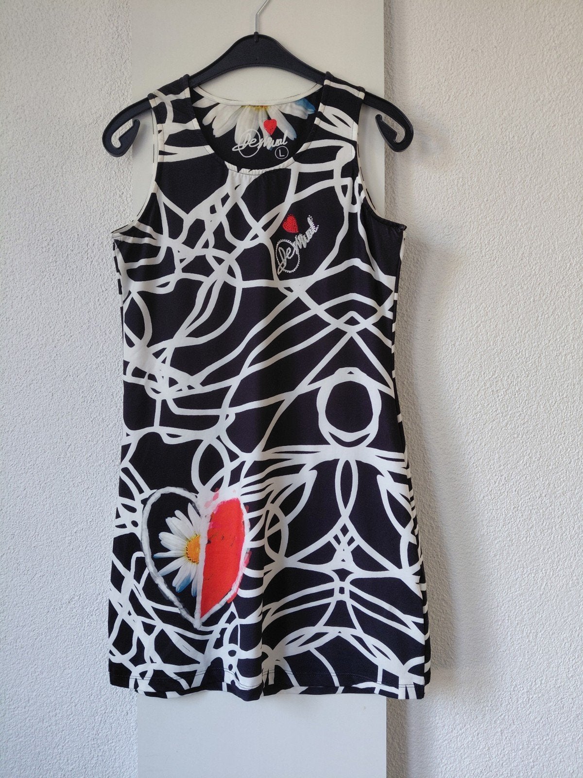 DESIGUAL jurkje m/l, Maat 38/40 (M), Zwart, Ophalen of Verzenden, Zo goed als nieuw