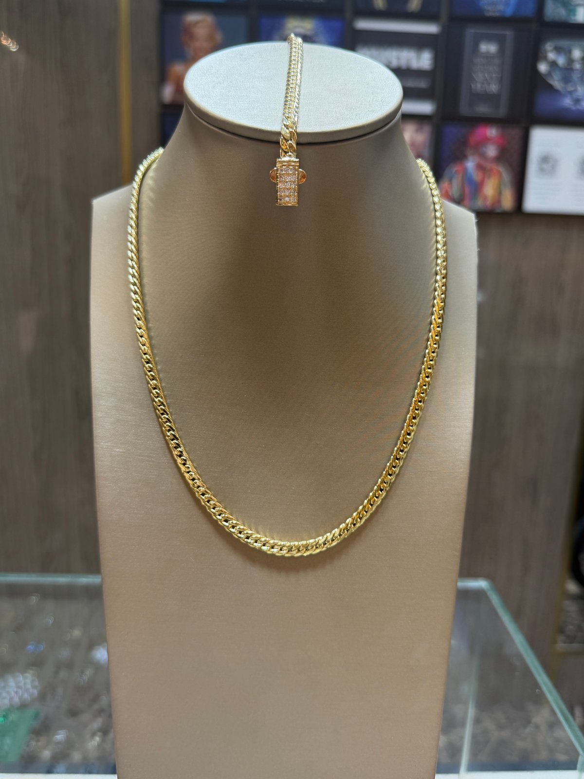 18KT Goud - 24 Gram totaal - Ketting - Armband - Set - CUBAN, Ophalen, Nieuw, Goud