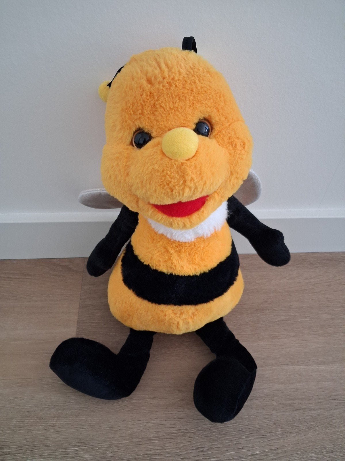 Knuffel bij wesp Morenso geel zwart 45 cm L1179, Ophalen of Verzenden, Zo goed als nieuw, Overige typen
