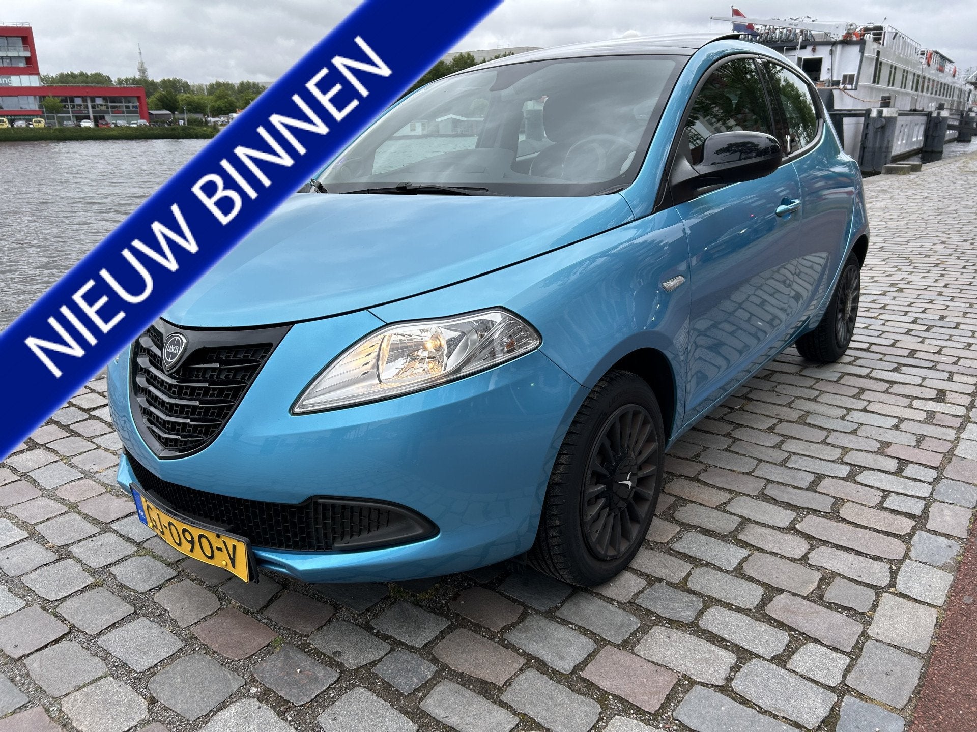 Lancia Ypsilon 0.9 TwinAir Elefantino Plus 5 Deurs Airco Pan, Voorwielaandrijving, Stof, Gebruikt, Origineel Nederlands